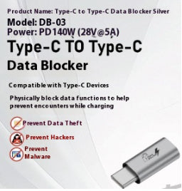 Notebook Phone Data Shielding USB Male To Type-C Female Adapter